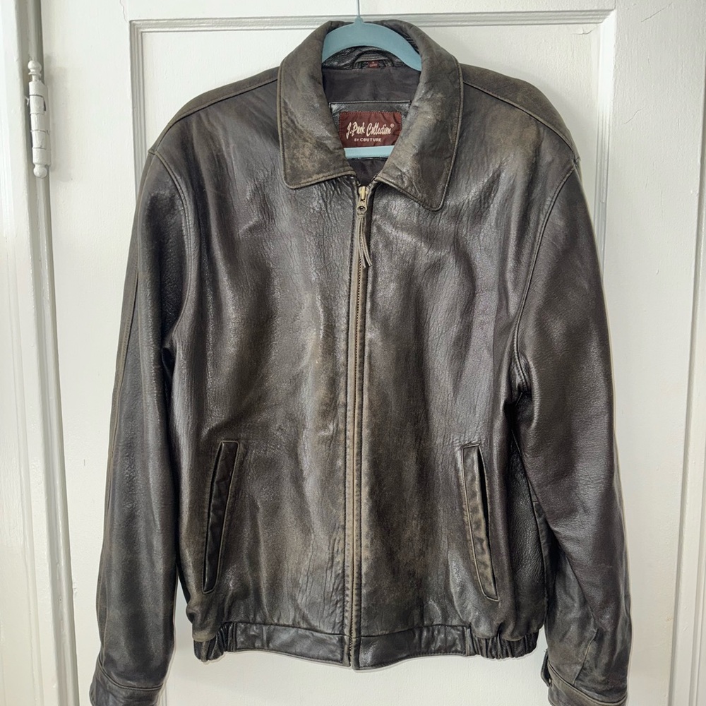 Men's Brown Leather Jacket
